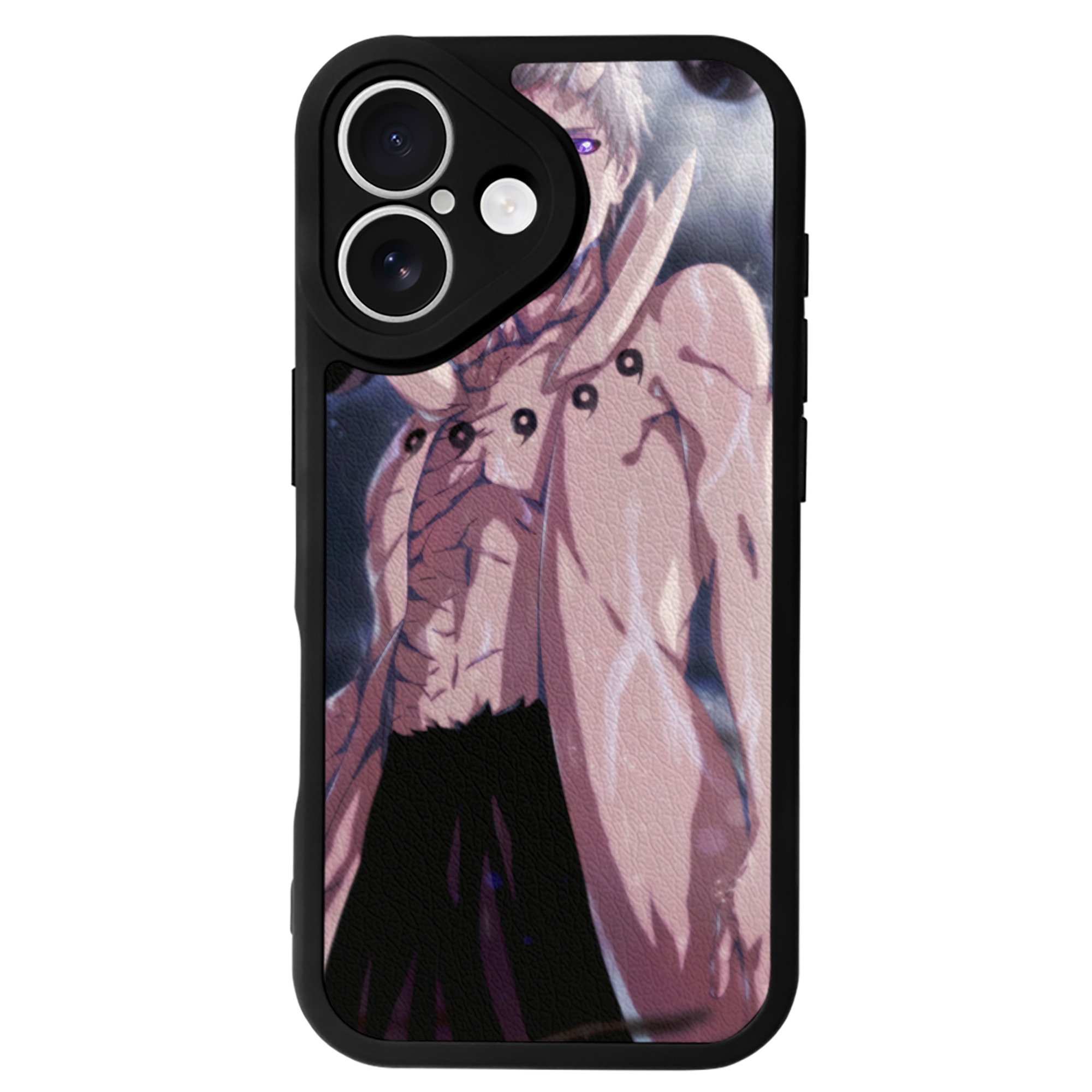 （画像用） NARUTO -ナルト- NARUTO -ナルト- 疾風伝 【iPhone 16シリーズ対応】シリコンスマホケース（レザー調） 材質：シリコン